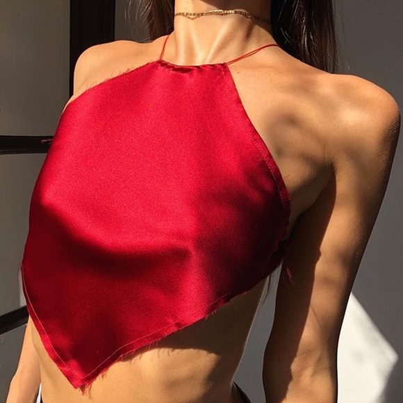 ARE YOU AM I SENNA SILK TOP- BLACK - Picture 11 of 11